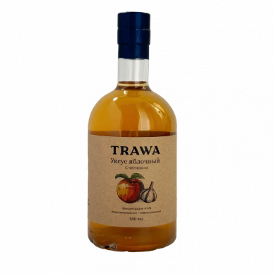 Уксус яблочный с чесноком Trawa