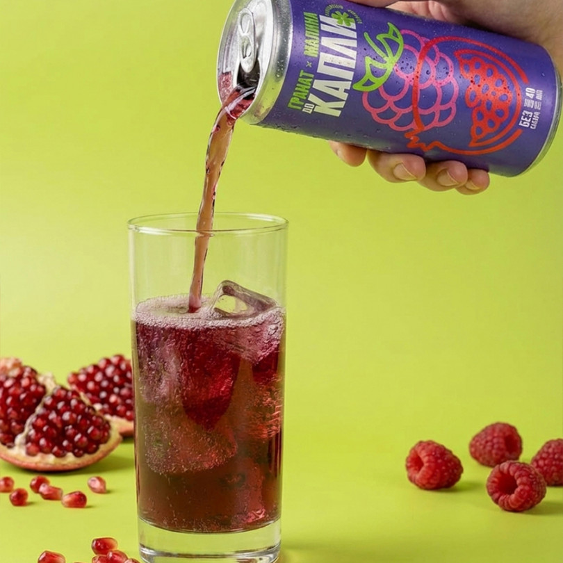 Лимонад "Гранат-Малина" ДО КАПЛИ